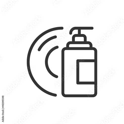 Premium plate line icon for app, web and UI.