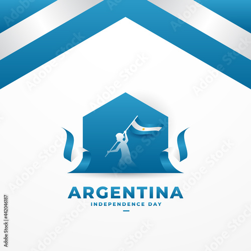 Argentina Independence Day Background Design