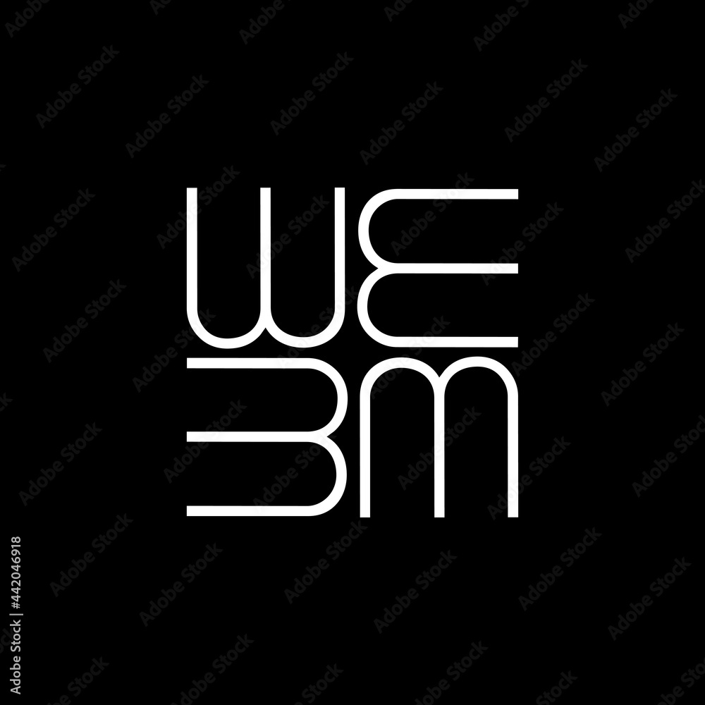 we logo design vector icon symbol we logo design vector icon symbol