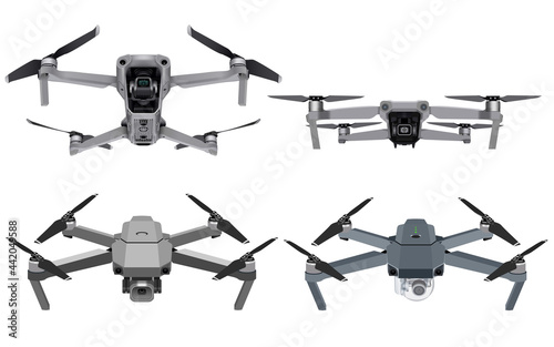 Drone Collection - fully editable vector illustrations .ai & .eps + .png & .jpg images for photo editing photo
