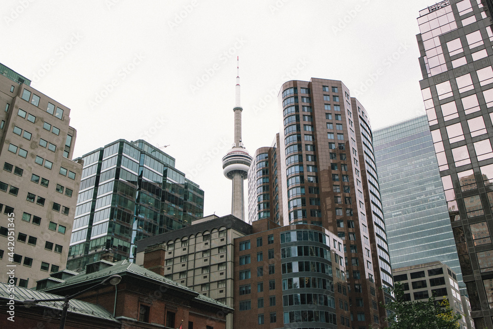 Downtown Toronto on a cloudy day Downtown Toronto on a cloudy day