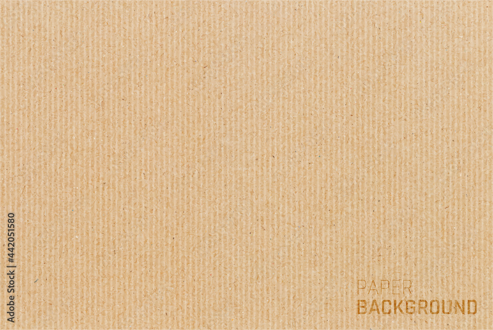 Brown cardboard paper texture background. Vector illustration eps 10 - obrazy, fototapety, plakaty 