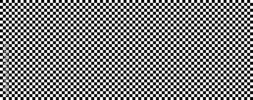 Black and white checkered patteren