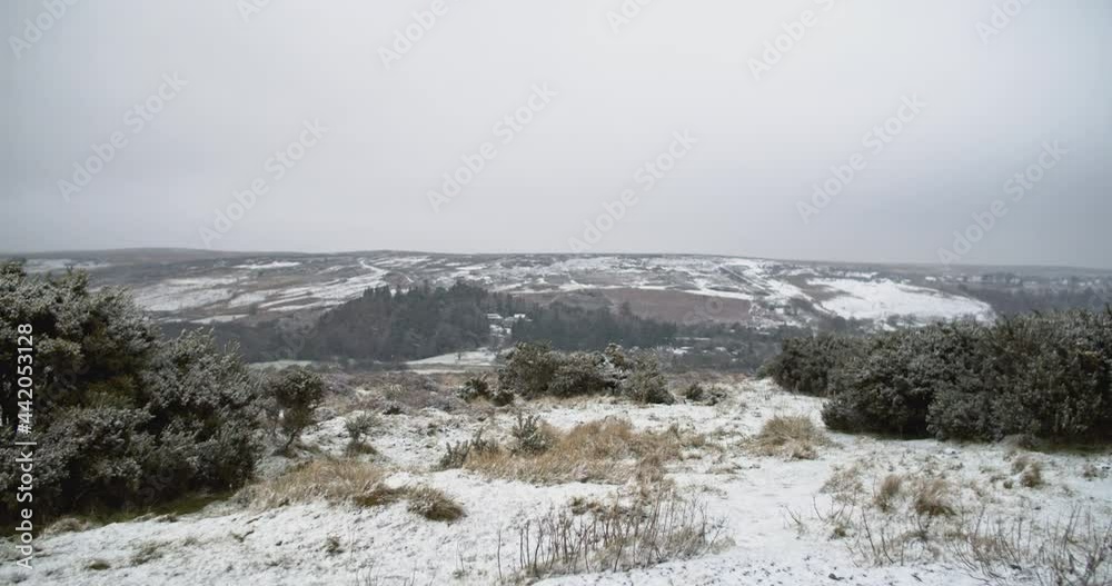 North York Moors Snow Scene Video, Snowing during filming, Castleton, Westerdale, Rosedale, Clip 8 North York Moors Snow Scene Video, Snowing during filming, Castleton, Westerdale, Rosedale, Clip 8