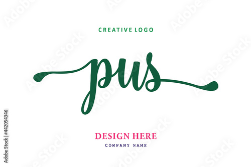 PUS lettering logo is simple, easy to understand and authoritative