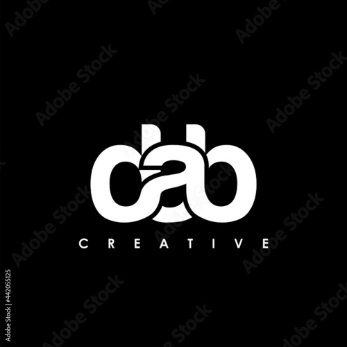 DAB Letter Initial Logo Design Template Vector Illustration