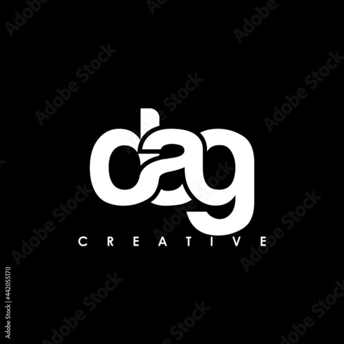 DAG Letter Initial Logo Design Template Vector Illustration