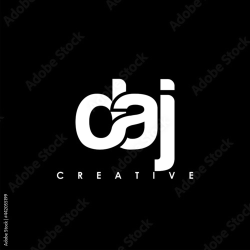 DAJ Letter Initial Logo Design Template Vector Illustration photo