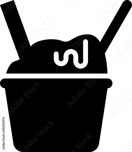 gelato glyph icon