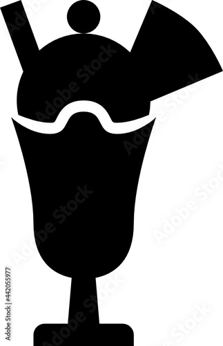 sundae glyph icon