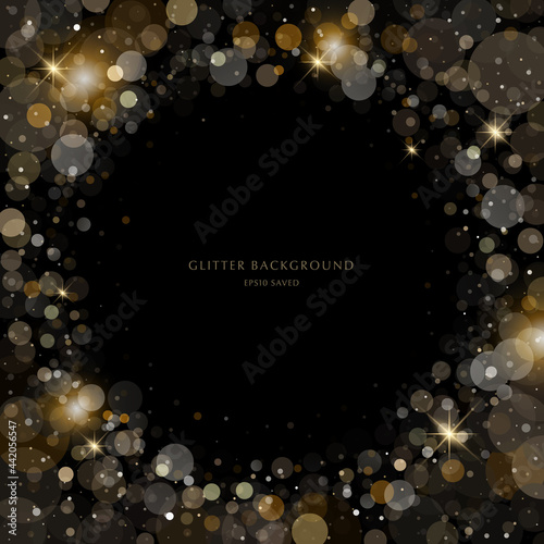 glitter background, luxury gold stardust light