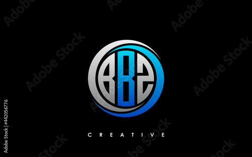 BBA Letter Initial Logo Design Template Vector Illustration