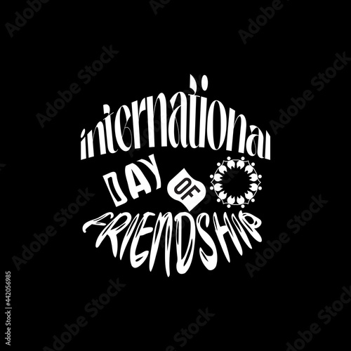 World Friendship Day banner Concept Observed on Every July 30. Friendship Day background, Banner, Poster, Card Awareness Campaign Template.