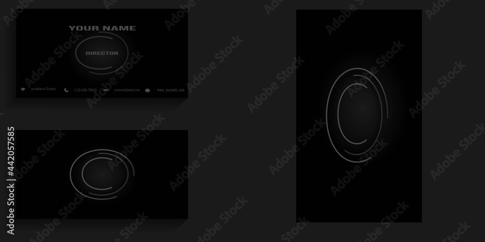 card background with dotted circle in the middle for business card, cover card background with dotted circle in the middle for business card, cover