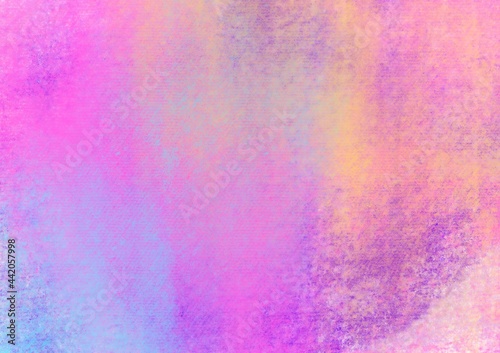 Unicorn galaxy pattern. Pastel cloud and sky with glitter. Cute bright paint like candy background theme. Concept to montage or present your product, for women, girls in princess style