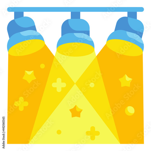 spotlight flat icon