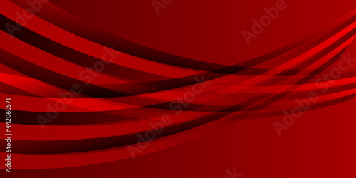 red background