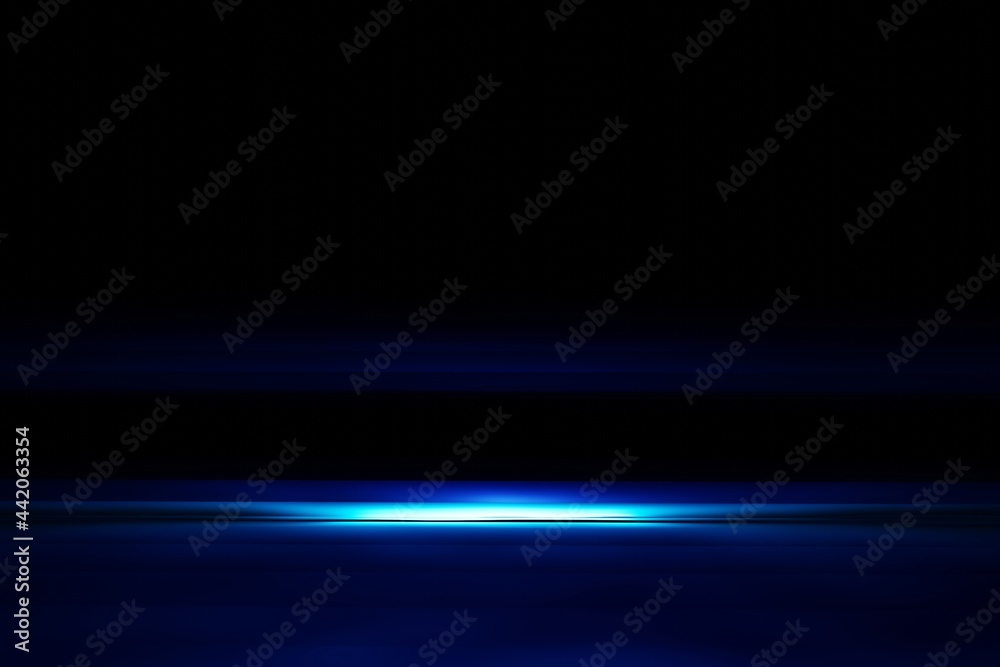 Glow blue light effect on dark blue background. 3D rendering. Glow blue light effect on dark blue background. 3D rendering.