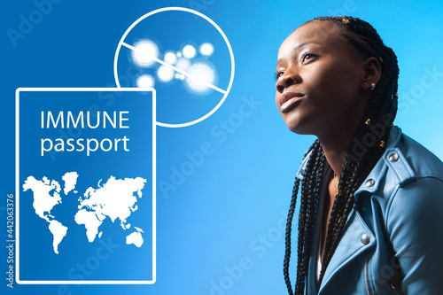 Immune passport next to Afr...