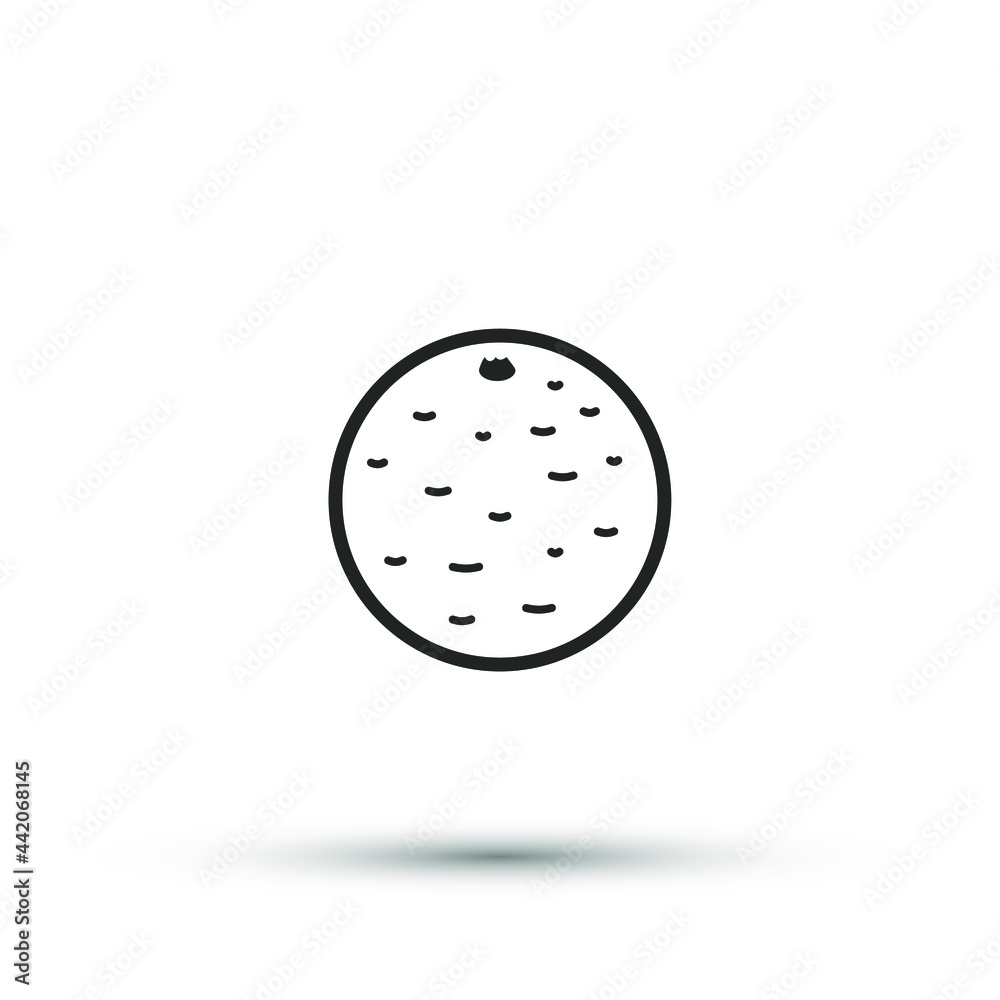 Vector orange citrus icon. Fresh healthy food symbol. For design, web site design, logo, app, UI. Vector orange citrus icon. Fresh healthy food symbol. For design, web site design, logo, app, UI.