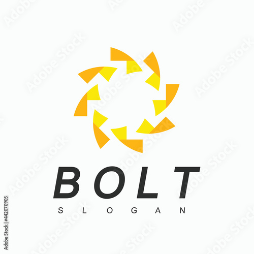 Bolt Logo Design Template, Energy Symbol