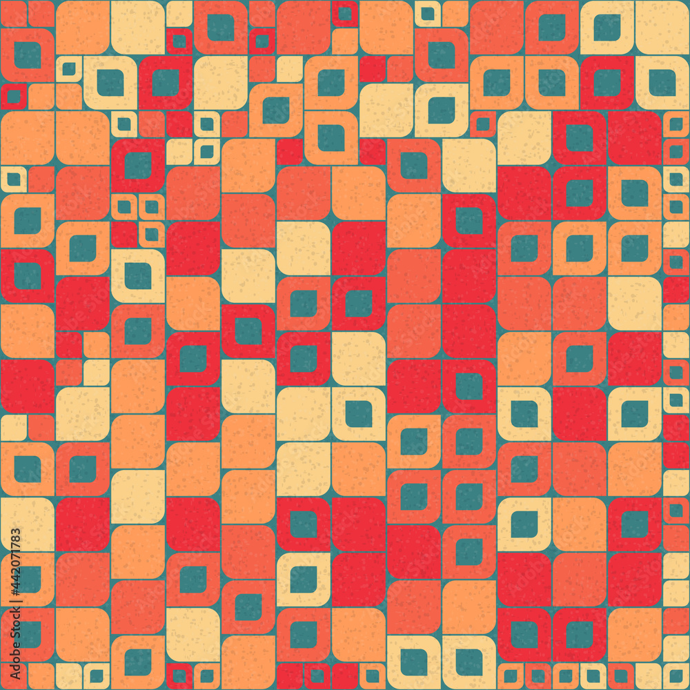 Abstract Geometric Pattern generative computational art illustration
