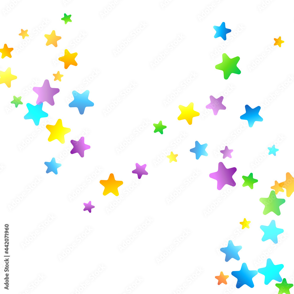 Rainbow Festive Confetti. Carnival Star Falling. Rainbow Festive Confetti. Carnival Star Falling.