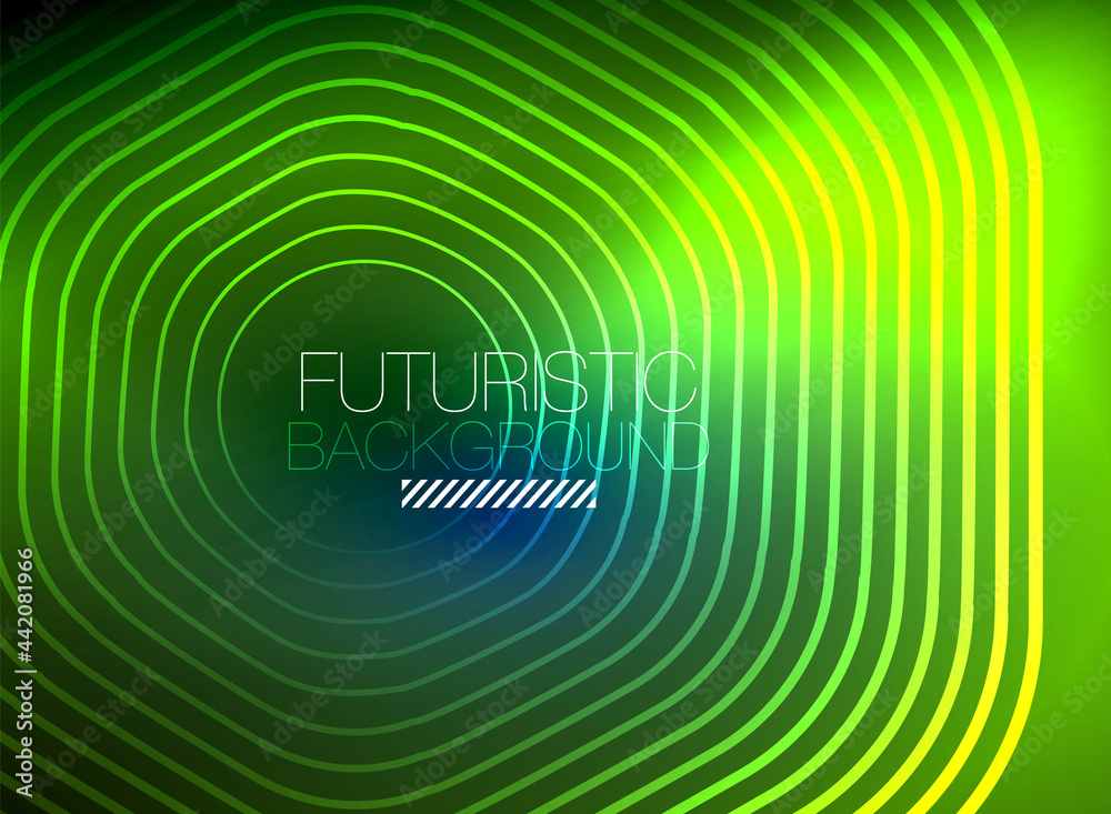 Neon color square shape lines abstract background. Shiny magic energy and motion concept, vector abstract wallpaper background Neon color square shape lines abstract background. Shiny magic energy and motion concept, vector abstract wallpaper background