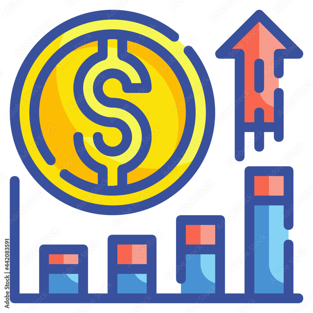 graph line icon graph line icon