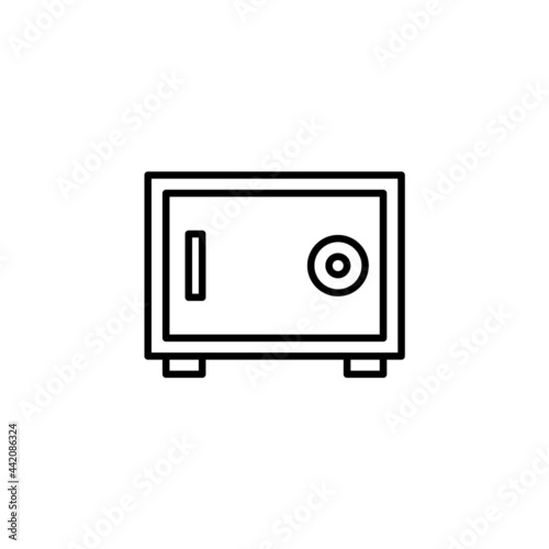 Safety box icon illustration line style