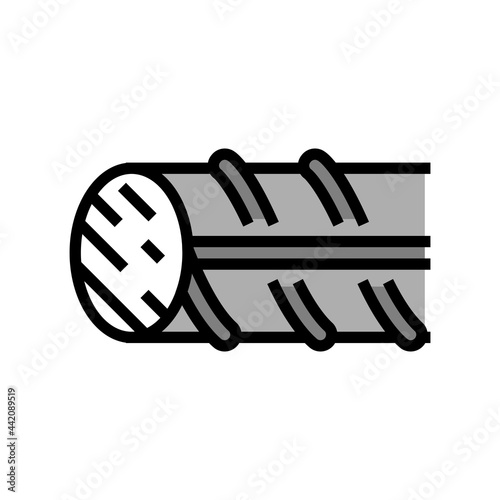 hardened steel fittings color icon vector. hardened steel fittings sign. isolated symbol illustration