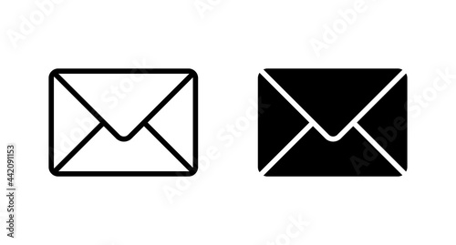 Fotografie, Obraz Envelope icon, Mail icon vector for web, computer and mobile app