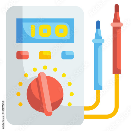 multimeter flat icon