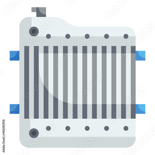radiator flat icon