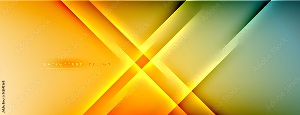 Abstract background - lines composition created with lights and shadows. Technology or business digital template. Trendy simple fluid color gradient abstract background with dynamic Abstract background - lines composition created with lights and shadows. Technology or business digital template. Trendy simple fluid color gradient abstract background with dynamic