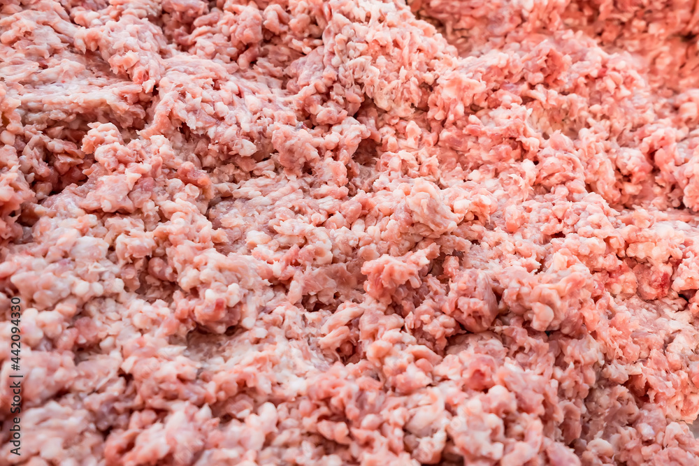 Finely ground pork industry for sale in supermarkets Finely ground pork industry for sale in supermarkets