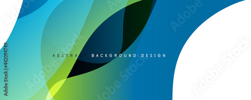 Trendy simple fluid color gradient abstract background with dynamic wave line effect. Vector Illustration For Wallpaper, Banner, Background, Card, Book Illustration, landing page