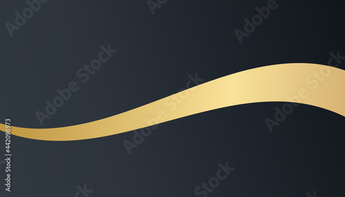 Abstract black and gold luxury simple minimal background