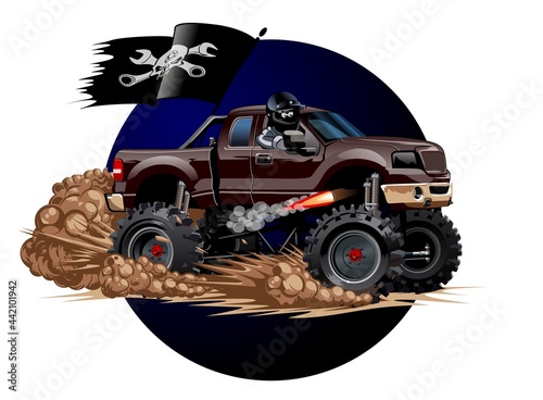 Cartoon Monster Truck