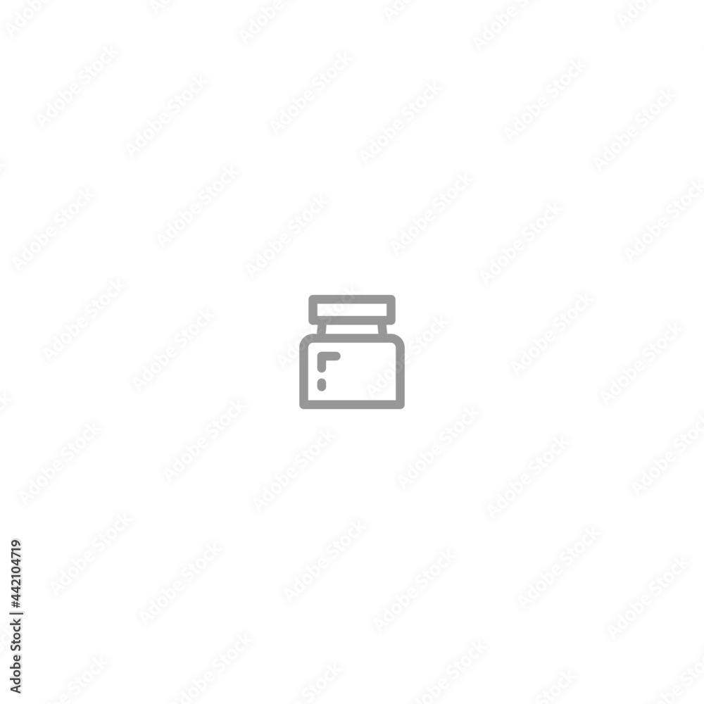 pill box icon isolated on white background pill box icon isolated on white background