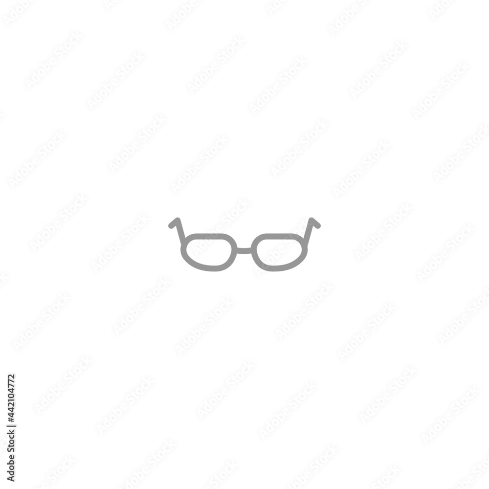 eyeglasses icon isolated on white background eyeglasses icon isolated on white background