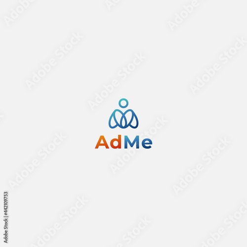 adme advertise gaming console stick logo