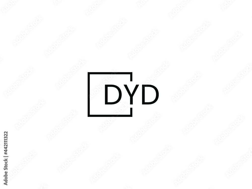 DYD Letter Initial Logo Design Vector Illustration