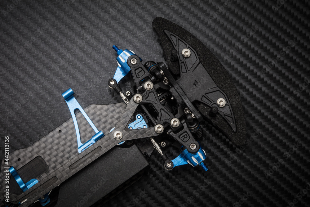 Fototapeta premium RC Car Chassis and Parts