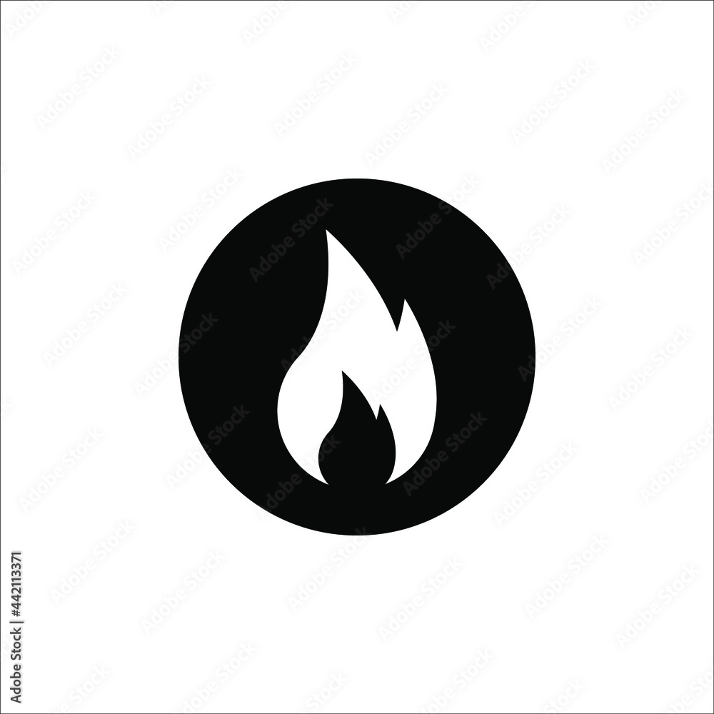 Fire flame icon vector illustration design template on white background. color editable eps 10 Fire flame icon vector illustration design template on white background. color editable eps 10