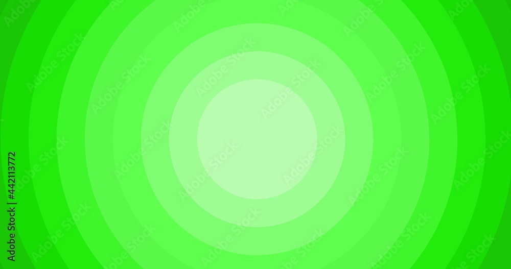 Composition of multiple green circles with copy space background