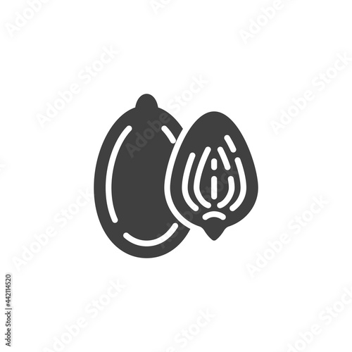 Pumpkin seed vector icon