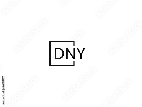 DNY letter initial logo design vector illustration