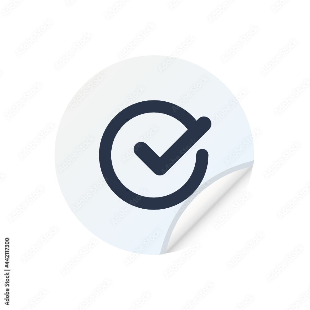 Tick Mark - Sticker