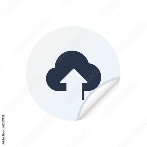 Upload Cloud - Sticker